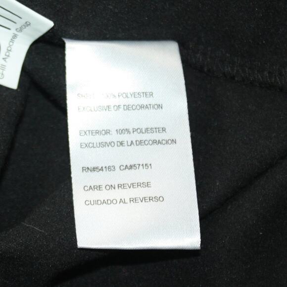 NFL Raiders Black & White Jacket with Sequence Logo Size Large - Picture 5 of 12